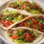 Delicious quick taco recipes with juicy ground beef and homemade seasoning.