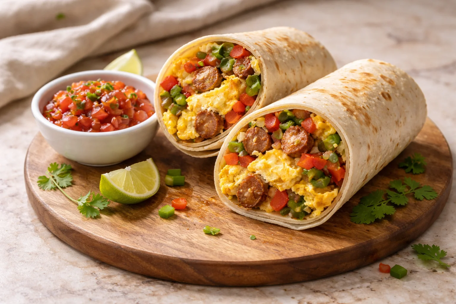Savory Prep Ahead Breakfast Burritos for Busy Mornings